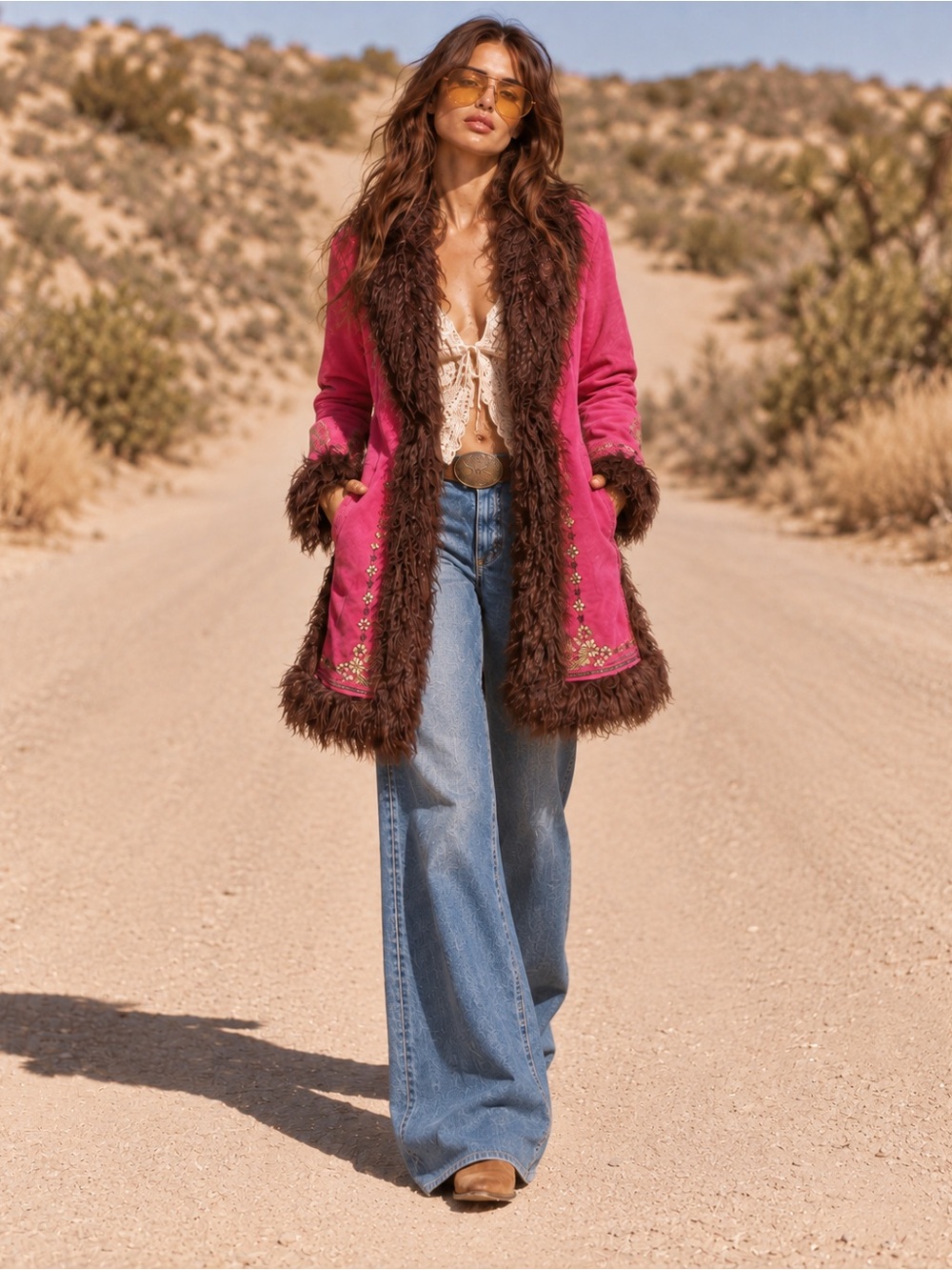 NWT SPELL Joplin Jacket in Hypnotic Heart Size XS